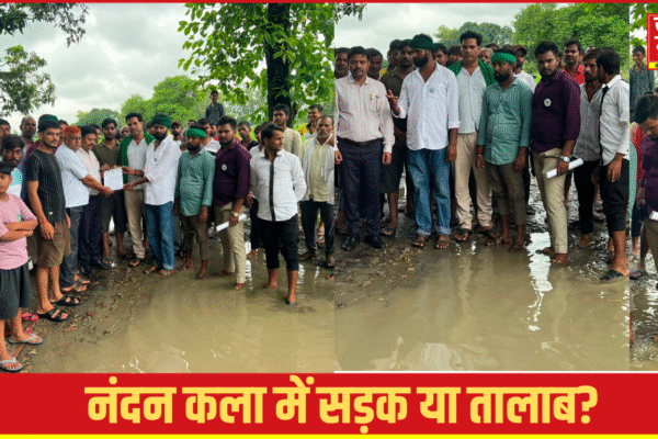 नंदन कला में बदहाल रास्ते!